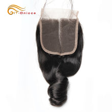 Load image into Gallery viewer, Brazilian Loose Wave 100% Remy Human Hair 4x4 Lace Closure