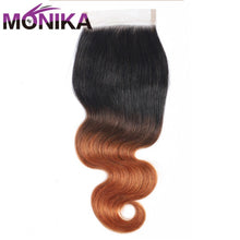 Load image into Gallery viewer, Brazilian Body Wave Non-Remy Human Hair 4x4 Lace Closure