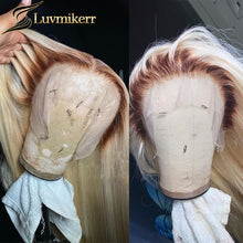 Load image into Gallery viewer, Brazilian Straight Remy Human Hair Lace Frontal Wig 40 Inches 250 Density