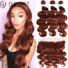 Load image into Gallery viewer, Brazilian Body Wave Remy Human Hair 13x4 Hair Bundle