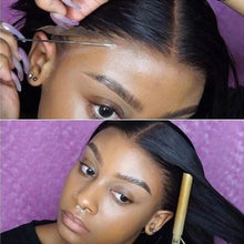 Load image into Gallery viewer, Brazilian Long Straight Virgin Remy Hair 100% Human 4X4 5X5 13x4 Lace Frontal Closure Wig 32 34inch 150% Density