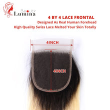 Load image into Gallery viewer, Brazilian Straight Remy Human Hair 4x4/13x4 Lace Closure
