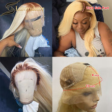 Load image into Gallery viewer, Brazilian Straight Remy Human Hair Lace Frontal Wig 40 Inches 250 Density