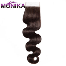 Load image into Gallery viewer, Brazilian Body Wave Non-Remy Human Hair 4x4 Lace Closure