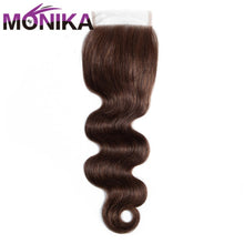 Load image into Gallery viewer, Brazilian Body Wave Non-Remy Human Hair 4x4 Lace Closure