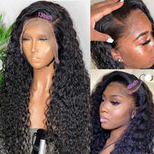 Load image into Gallery viewer, Deep Wave Human Hair Full Lace Frontal Wig 30-34 Inch