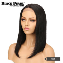 Load image into Gallery viewer, Black Pearl 13X4 Bob Wig Short Lace Front Human Hair Wigs Brazilian Straight Bob Wigs For Women Human Hair Deep Wave Frontal Wig
