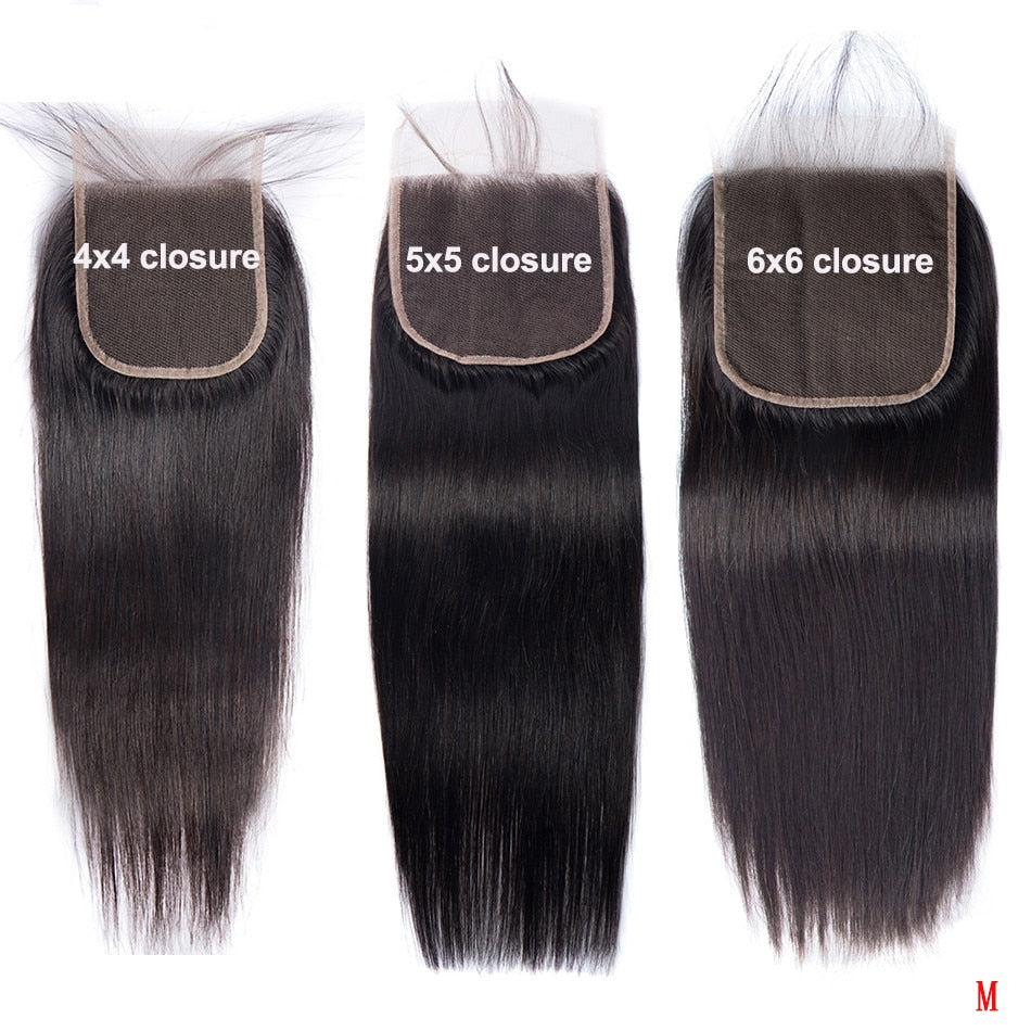 Peruvian Straight Remy Human Hair 2x6 Pre Plucked Lace Closure – KJ’s ...