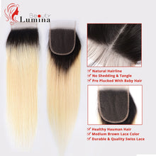 Load image into Gallery viewer, Brazilian Straight Remy Human Hair  4x4/13x4 Lace Closure
