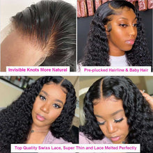 Load image into Gallery viewer, Deep Wave Human Hair Full Lace Frontal Wig 30-34 Inch
